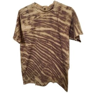 Brown Retro Avatar Clothing BOHO High End Tie-Dye Men's M T-Shirt MINTY
